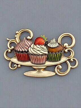 3/$30 GANZ Cupcakes Switchable Topper for Serving Dishes